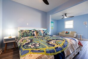 1 غرفة نوم وخدمة الإنترنت وملاءات أسرّة