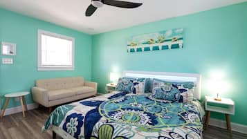 1 sovrum, internet och sängkläder