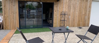 L'annexe Appartement EN Bois Avec Terrasse ET Jardinet Familial