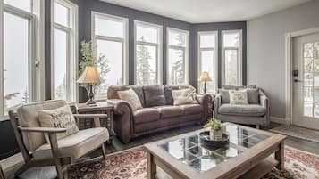 TV connectée, cheminée, jeux vidéo, baby-foot