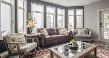 Brand new modern duplex with garage, BBQ, hot tub, media room, foosball table