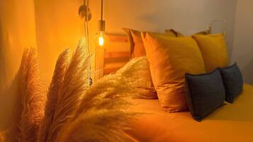 2 chambres, fer et planche Ă repasser, Wi-Fi gratuit, draps fournis