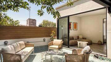 Ático Deluxe, vistas a la ciudad | Terraza o patio