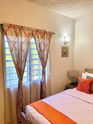 1 slaapkamer, een bureau, een strijkplank/strijkijzer, gratis wifi