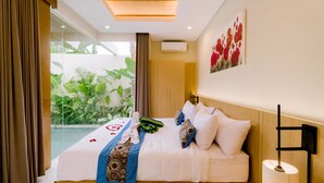 วิลล่า, 1 ห้องนอน | 1 ห้องนอน, ตู้นิรภัยในห้องพัก, โต๊ะทำงาน, Wi-Fi ฟรี