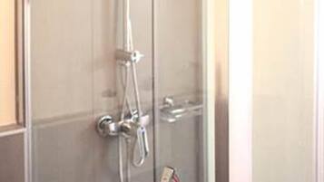 Hair dryer, towels