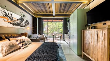 Leilighet – standard | 1 soverom, safe på rommet, blendingsgardiner og strykejern/-brett