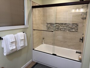 Hair dryer, towels