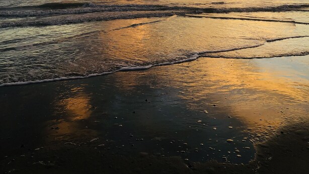 A beach with waves and a sunset. - L'escapade Vue Mer - Hardelot (Neufchâtel-Hardelot)