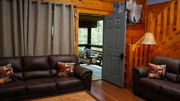 Smart TV, fireplace, DVD player