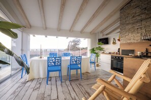 Deluxe-suite | Privat køkken | Køleskab, espressomaskine, elkedel