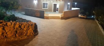 villa two bedrooms with 2 kitchen and 1 leaving room 