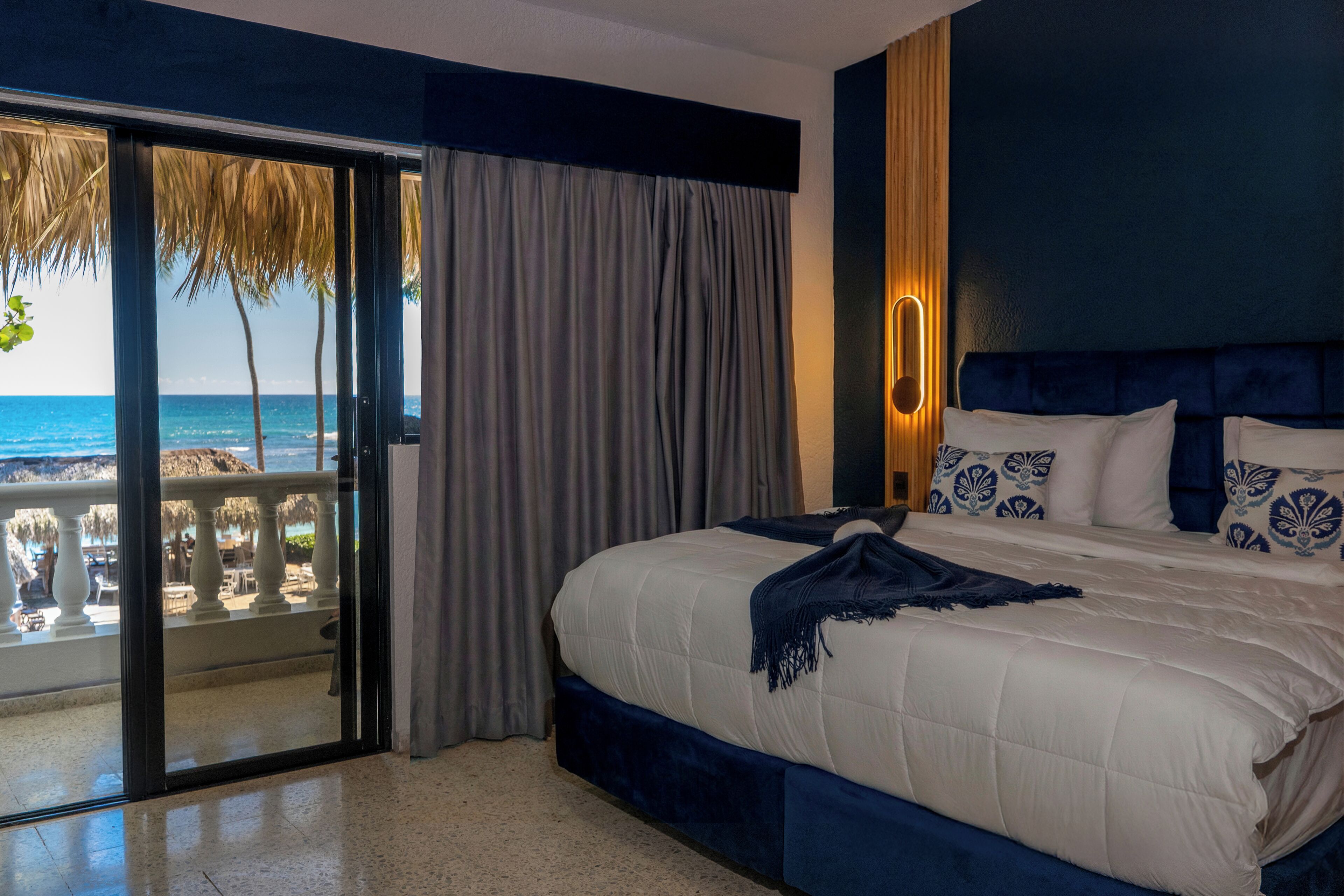 Double or Twin Room, Balcony, Beach View