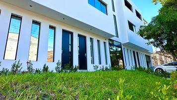 Fassade der Unterkunft