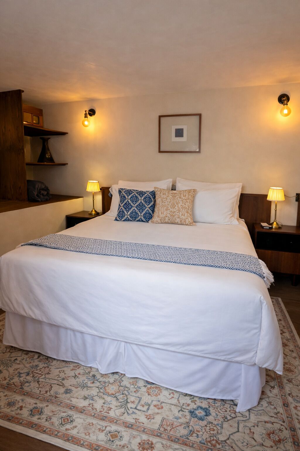 Habitación, 1 cama de matrimonio, baño privado, en la zona del jardín | Ropa de cama de alta calidad y edredones de plumas