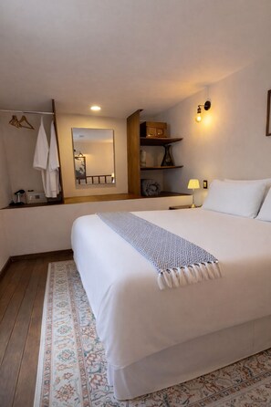 Room, 1 Queen Bed, Private Bathroom, Garden Area - Hacienda Gobernadores – Boutique Stay in a Historic 19th-Century Hacienda (Mexico City)