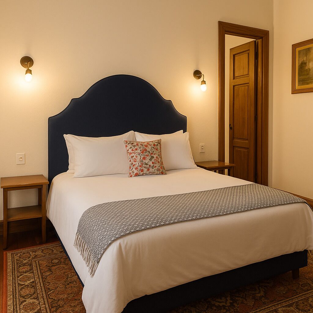 Premium bedding, down comforters, memory foam beds, in-room safe