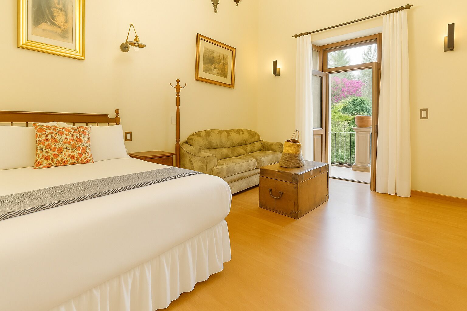 Rom, 1 dobbeltseng, privat bad | Sengetøy av topp kvalitet, dundyner og memory foam-senger