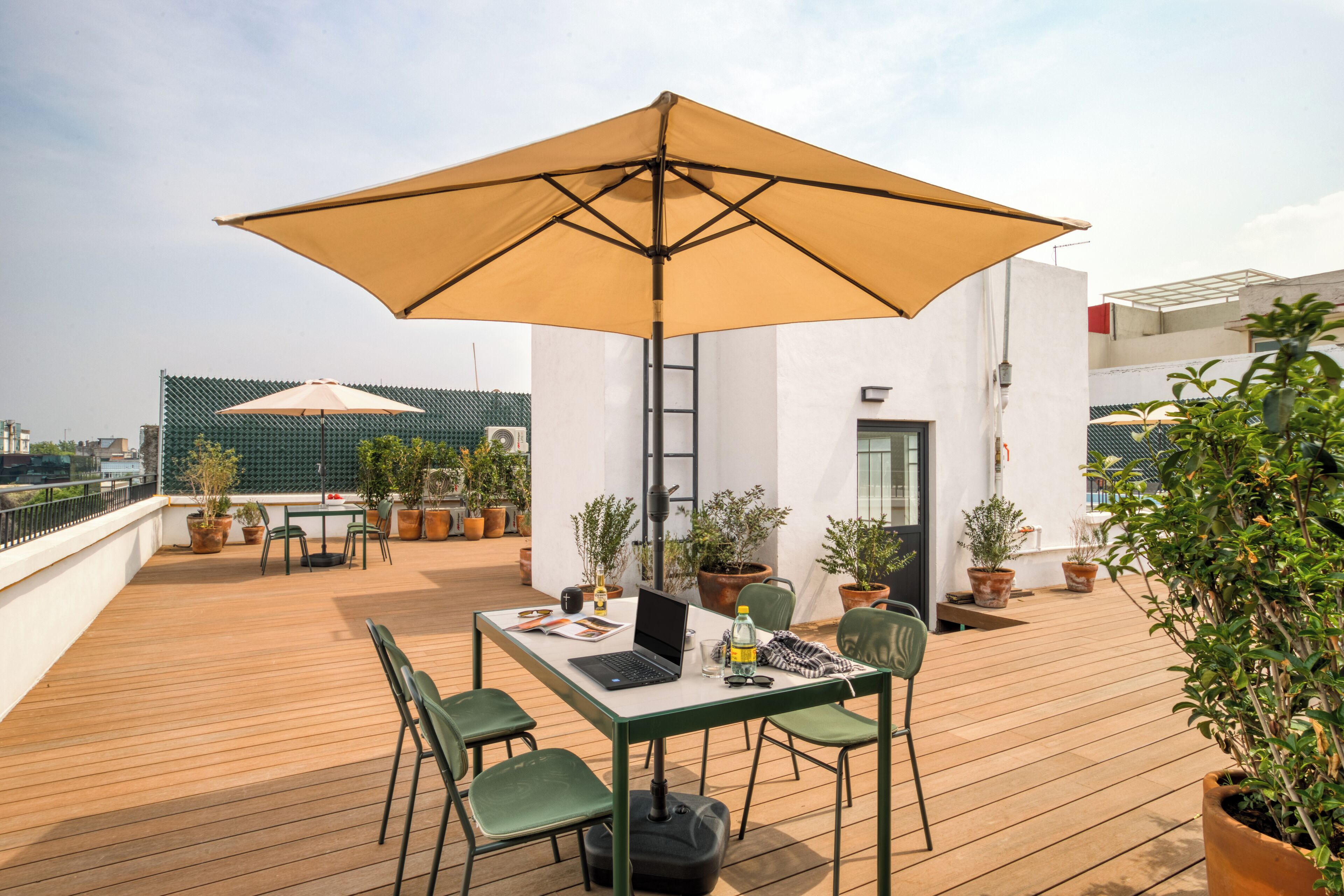 Terraza en la azotea