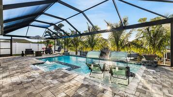 Indoor pool, a heated pool