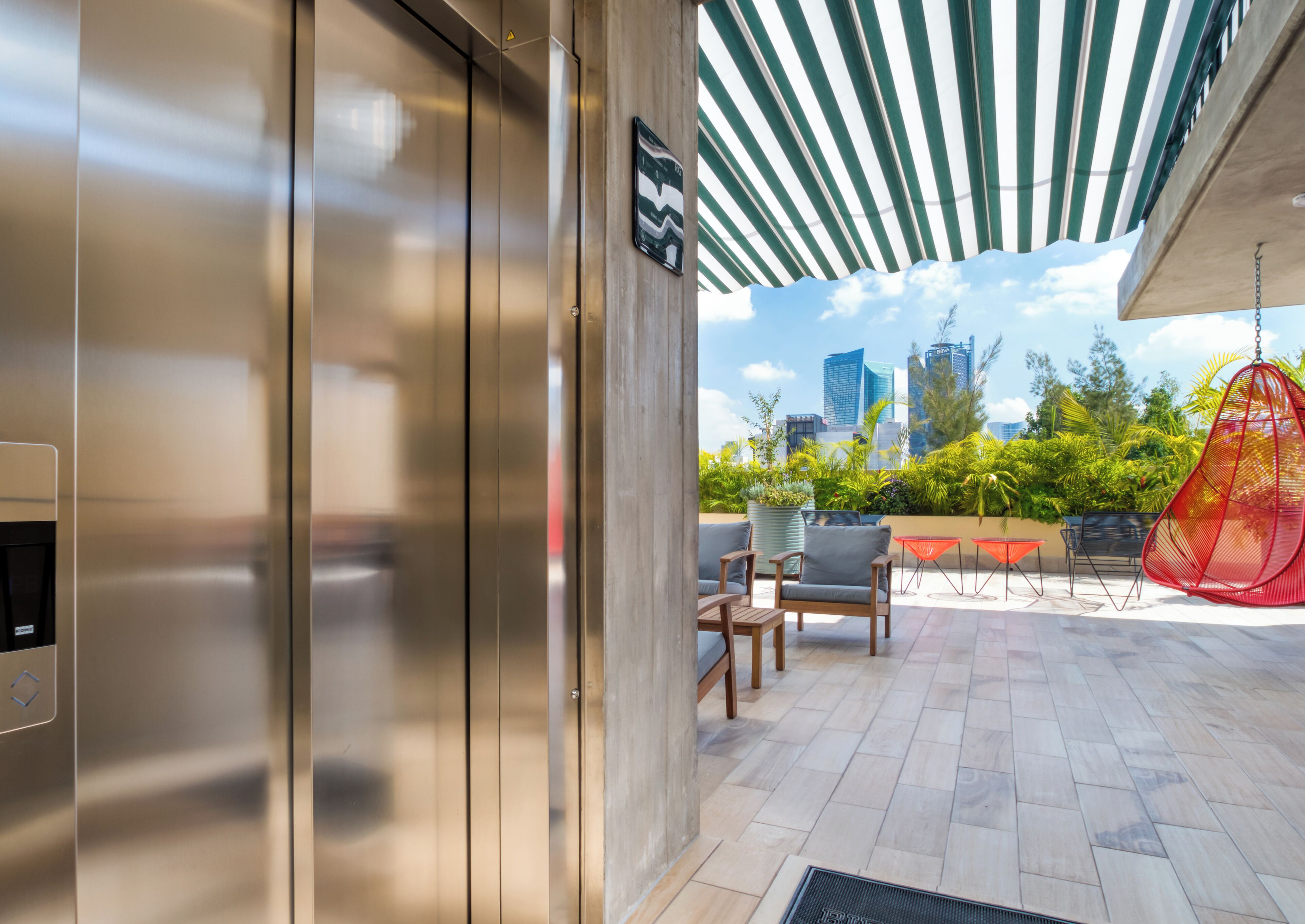 Terraza en la azotea