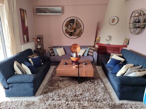 Living area - George family house (Xalkida)