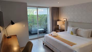 Deluxe-Apartment, 1 Queen-Bett, Balkon