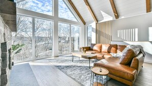 Living area - The Glam Shack - Golf, Ski, Spa (Mont-Blanc)