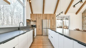 Private kitchen - The Glam Shack - Golf, Ski, Spa (Mont-Blanc)