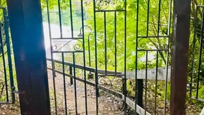 A gated entrance with a sign reading "Gleddoch Coachhouse." - Gleddoch Coach House offers an exclusive retreat near Glasgow. (Langbank)