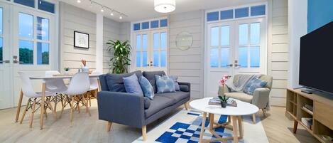 公寓 (1D) | 客廳 | 40 吋智能電視連有線電視頻道