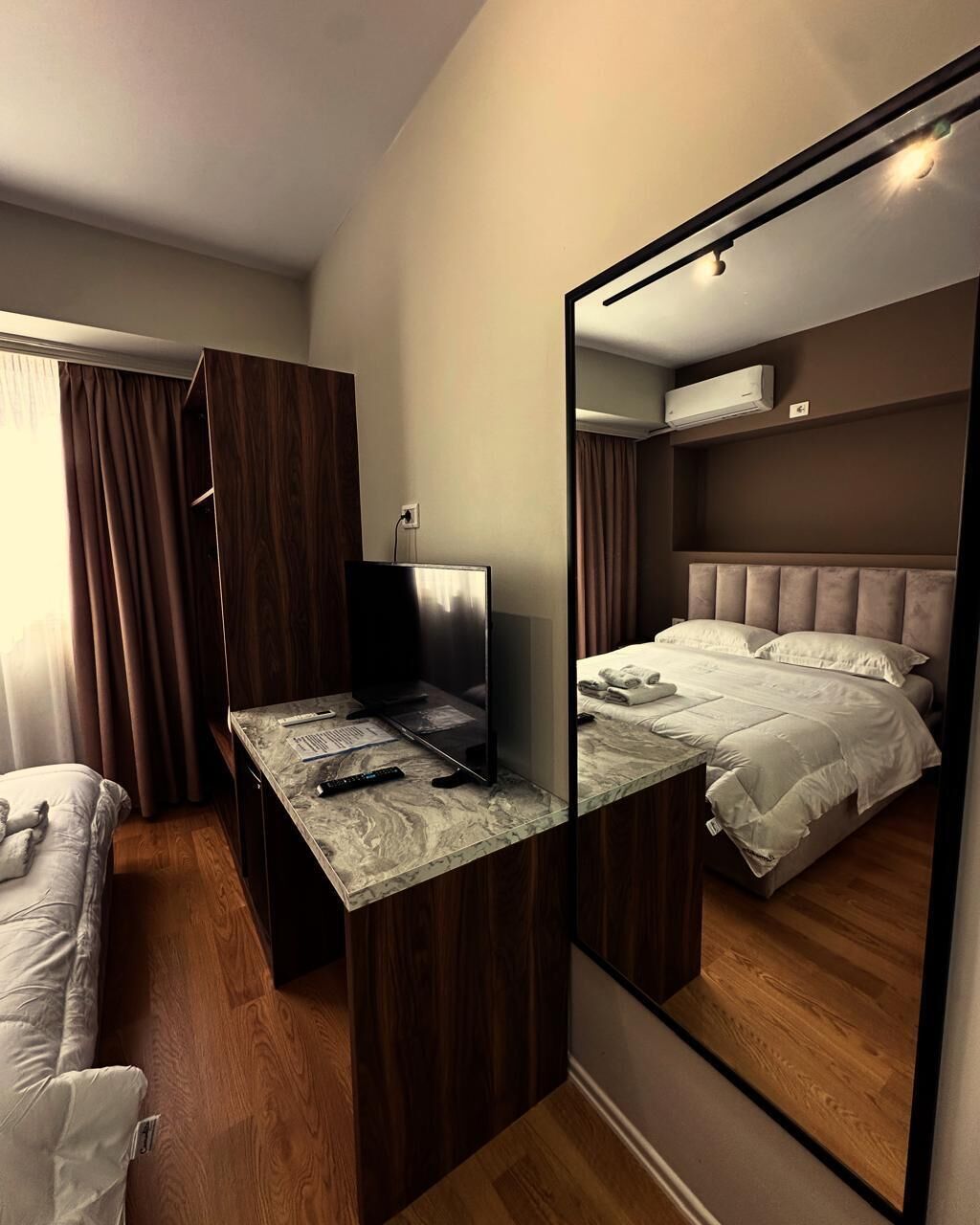 Deluxe Double Room, Garden View | Desk, laptop workspace, blackout drapes, soundproofing