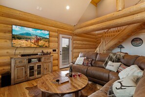 House (3 Bedrooms) | Living area | TV, DVD player - Sunset Magic (Island Park)