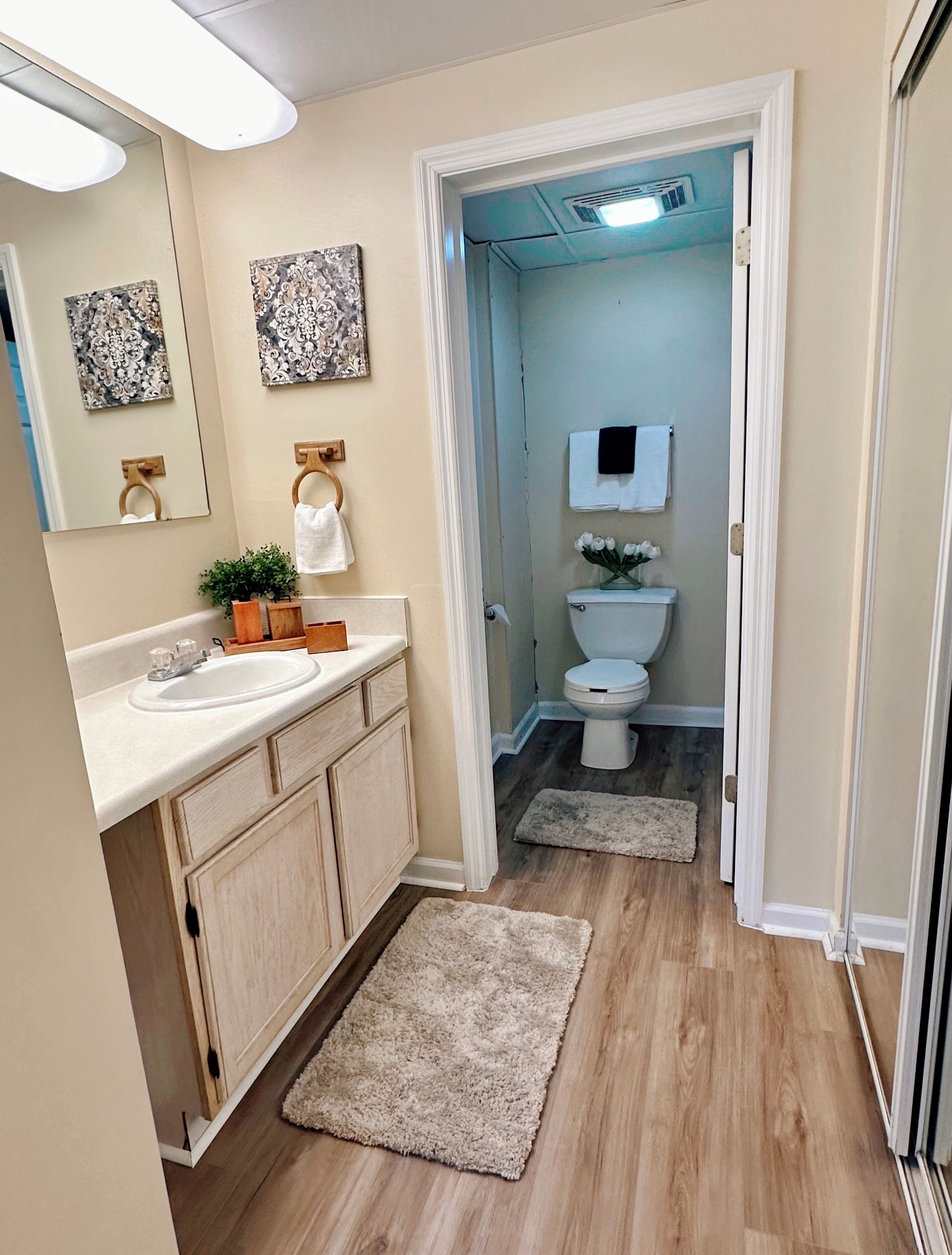 Studio (2 Bedrooms) | Badezimmer | Duschwanne, Handtücher, Shampoo, Toilettenpapier