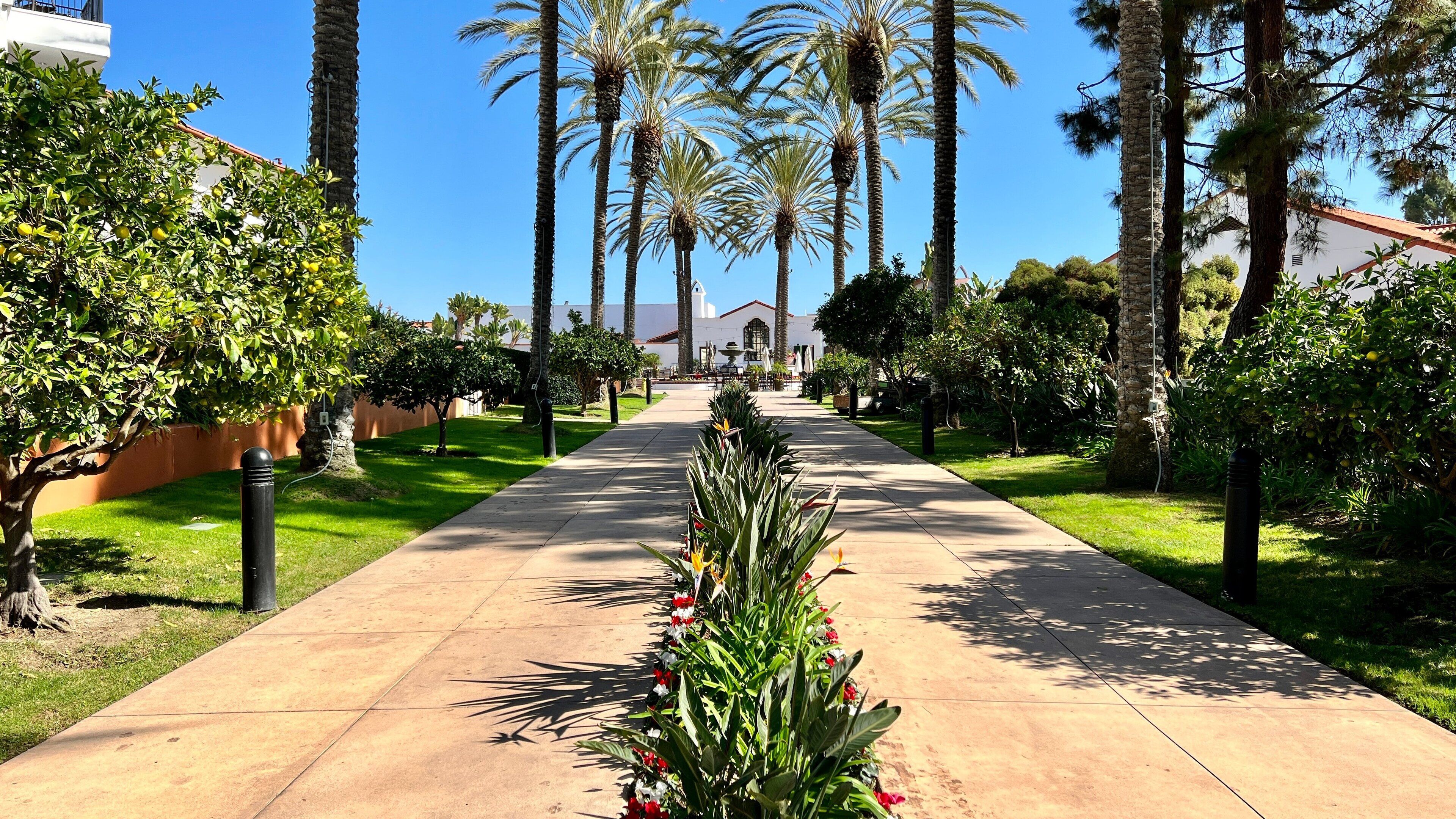La Costa Resort next door is a beautiful area to walk around in