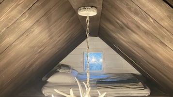 1 soveværelse, sengetøj