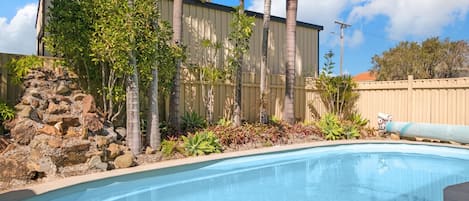 Indoor pool, a heated pool