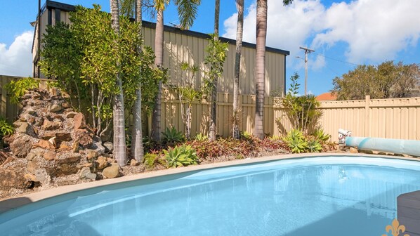 Indoor pool, a heated pool