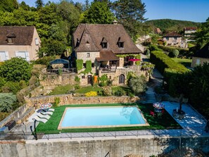 Exterior - Holiday Home 'Le Pigeonnier De Sinzelle' with Private Pool, Private Terrace and Wi-Fi (Saint-Cyprien)