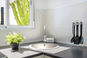 Douche, serviettes fournies