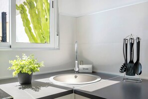 Douche, serviettes fournies