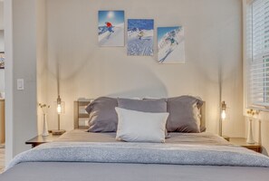 1 室のベッドルーム、アイロン / アイロン  台、旅行用ベビーベッド、WiFi