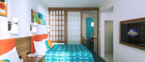 1 chambre, fer et planche à repasser, lit de bébé portatif, Wi-Fi