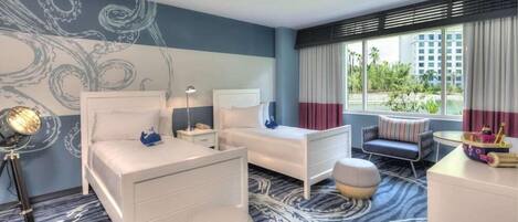 3 habitaciones, tabla de planchar con plancha, cuna de viaje y wifi