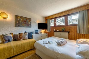 Free WiFi, bed sheets - Studio de Balme, Le Tour (Argentière), France (Le Tour (Argentière))