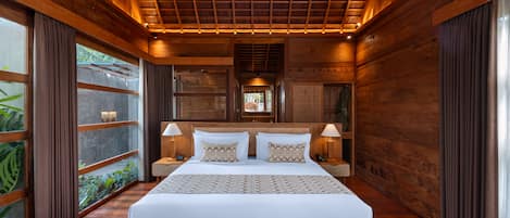 Habitació Deluxe (Wooden) | 1 dormitori, llençols de cotó egipci i roba de llit d'alta qualitat