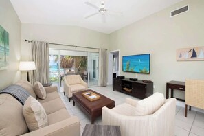 TV, video games, offices - Regal Beach Club #533: 2BR Ocean View Condo 7 Mile (George Town)