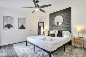 3 chambres, fer et planche à repasser, Wi-Fi gratuit