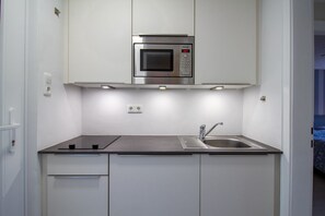 Fridge, microwave, toaster