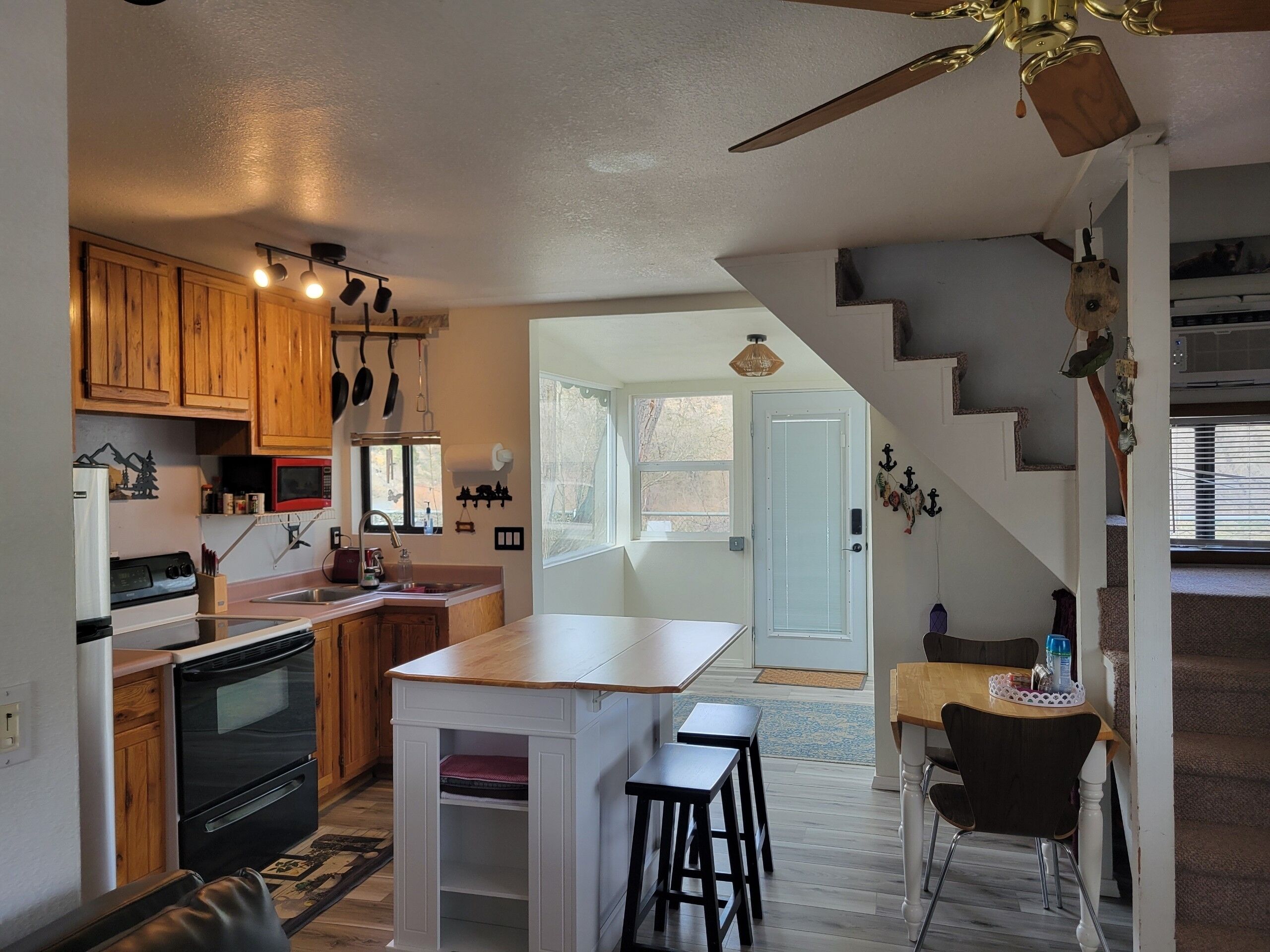 Microwave, oven, stovetop